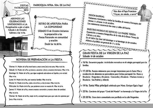 Fiestas Patronales 2013 (Clic para ampliar el programa)